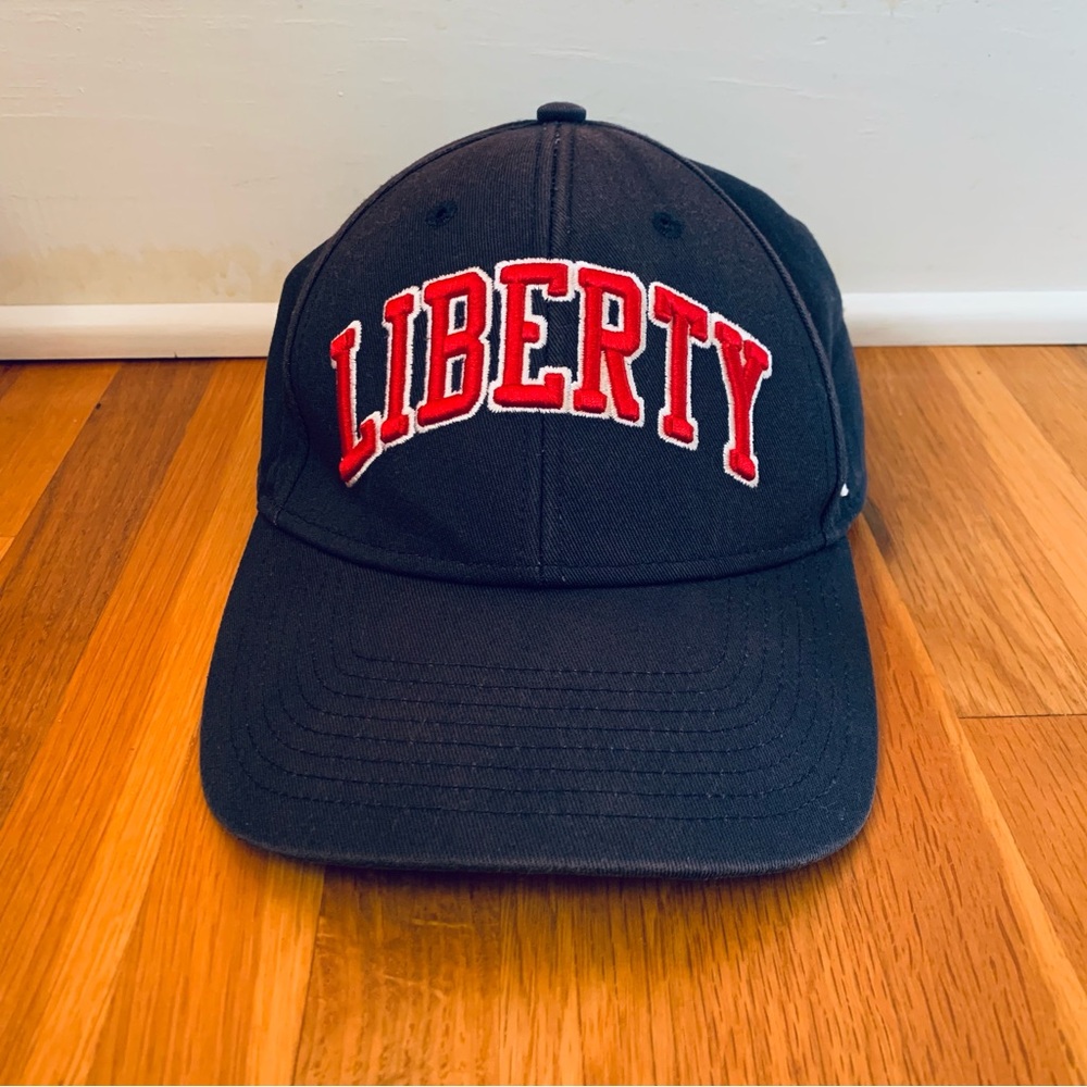 Baseball Cap Navy Red White Patriotic Liberty Also Liberty University College